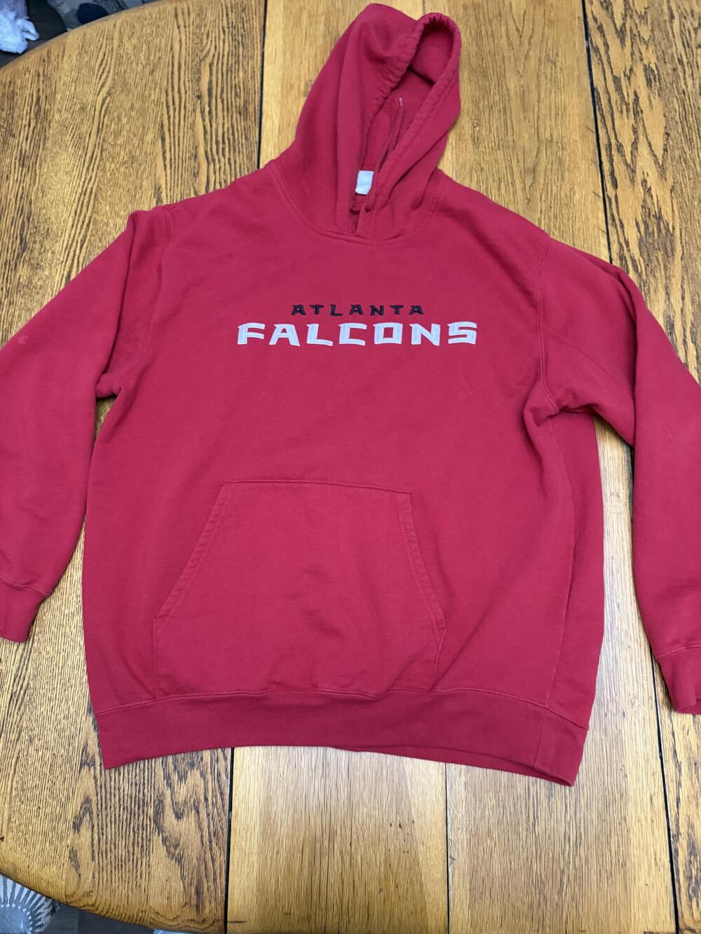 Atlanta Falcons Hoodie Mens Large NFL Team Apparel Pullover Sweatshirt Football